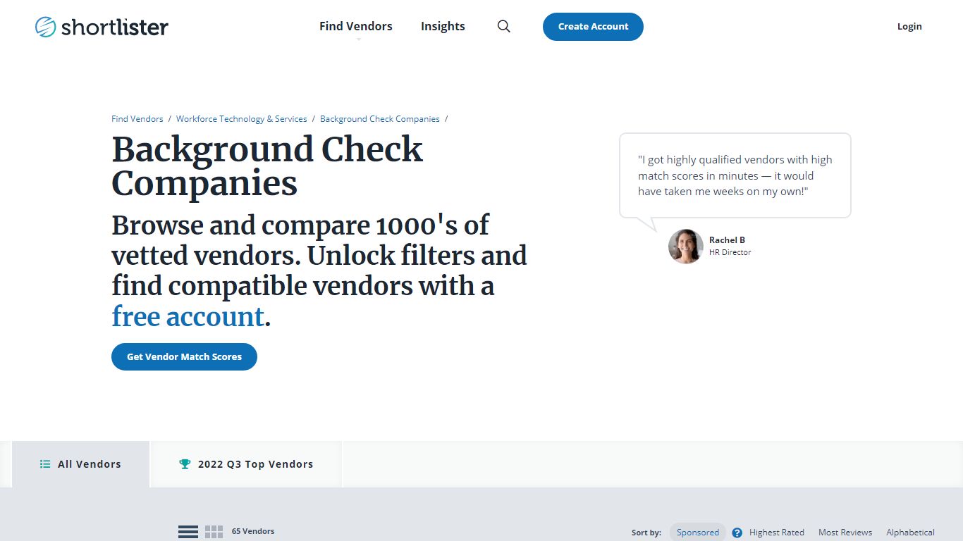 Best 5 Background Check Companies Q1 2022 - Shortlister